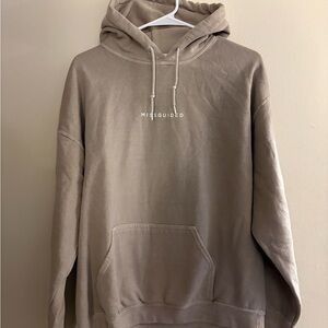 Missguided oversized Beige Hoodie